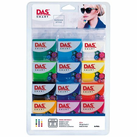 DAS Smart Clay Set, Harmonic Set, 1 oz., 12PK F321800